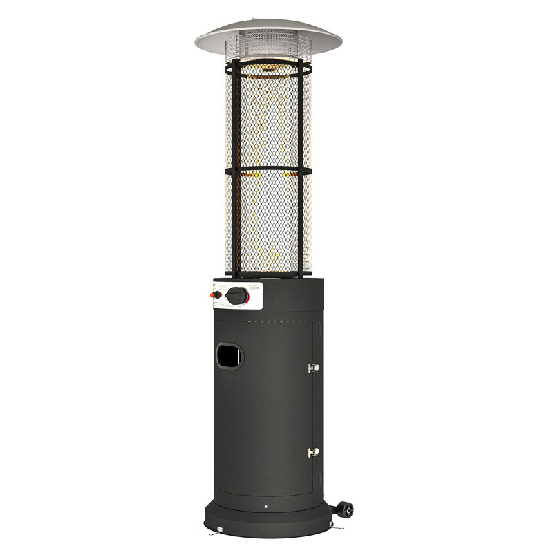 Propane Standing Patio Heater, White