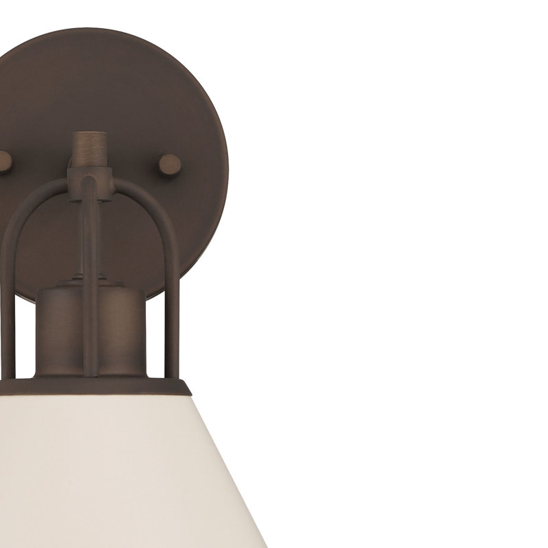 Jasmine Roth Wall Sconce, Sandstone, Matte Bronze