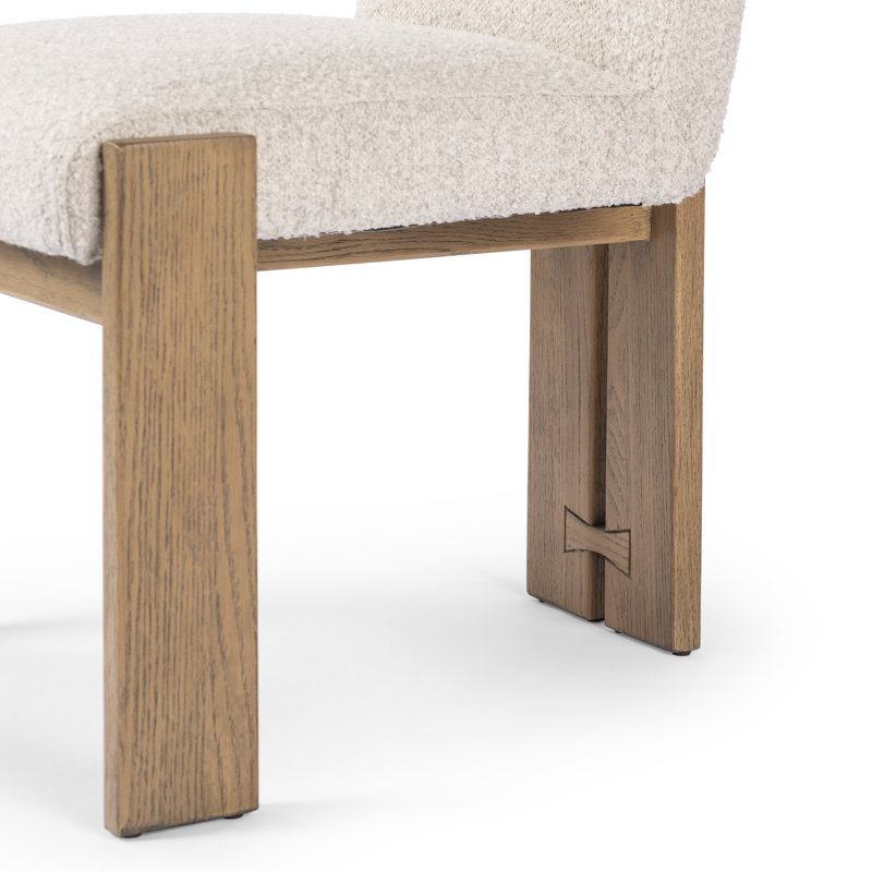 Roxy Dining Chair, Gibson Black, Cream/Light Brown