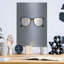 Trinx 'Glasses' by GraphINC, Metal Wall Art, 12"x16"