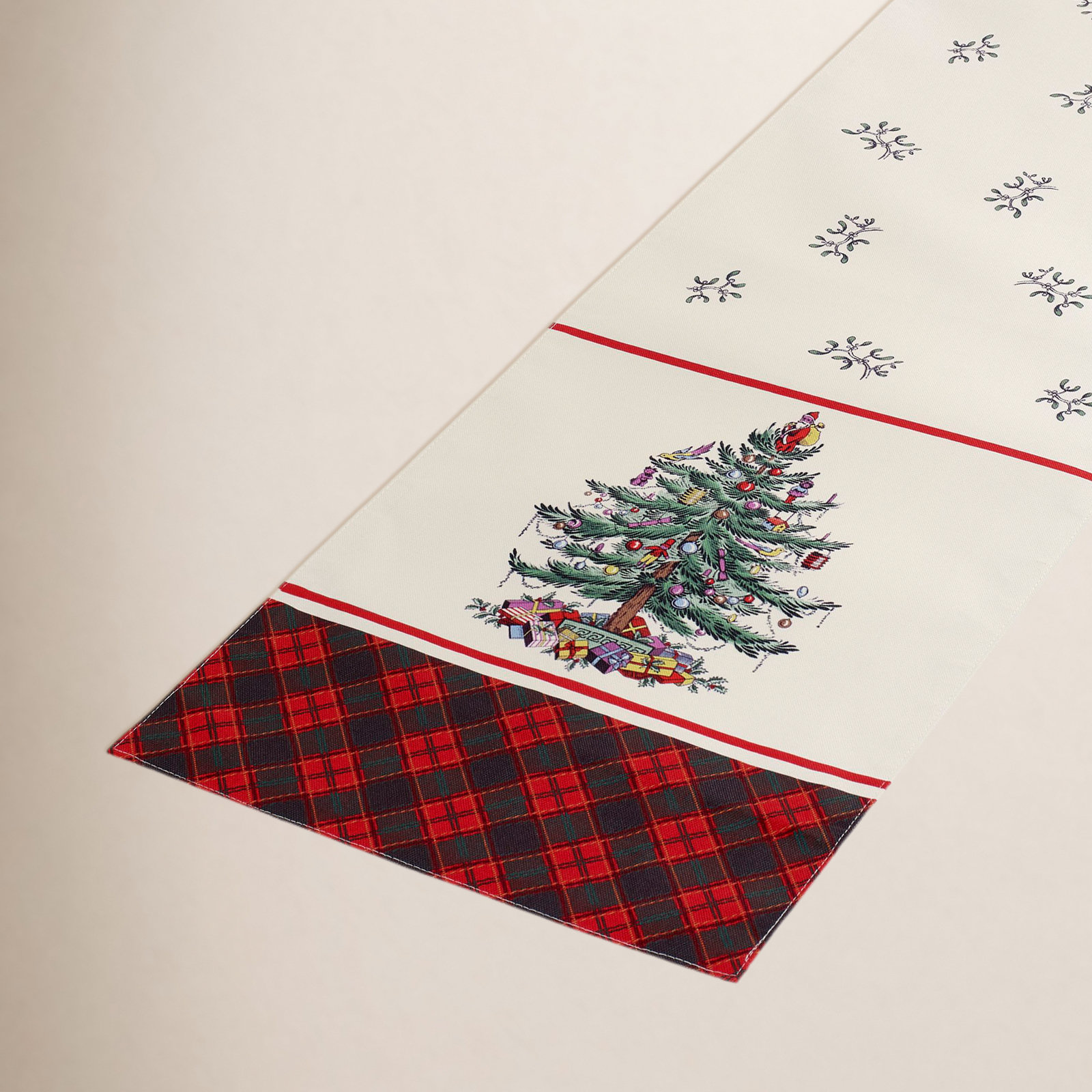 Christmas Tree Table Runner, 90" x 14"