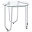 Ensemble de tables basses chromées 3 pièces