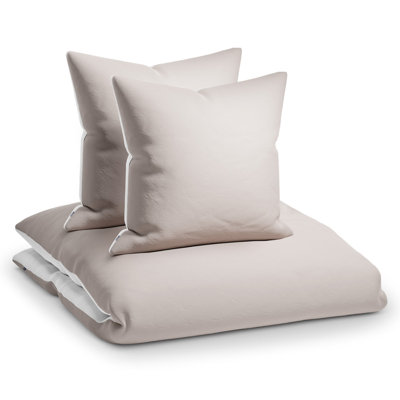 Microfiber Solid Duvet Cover Set with Pillow Shams Included