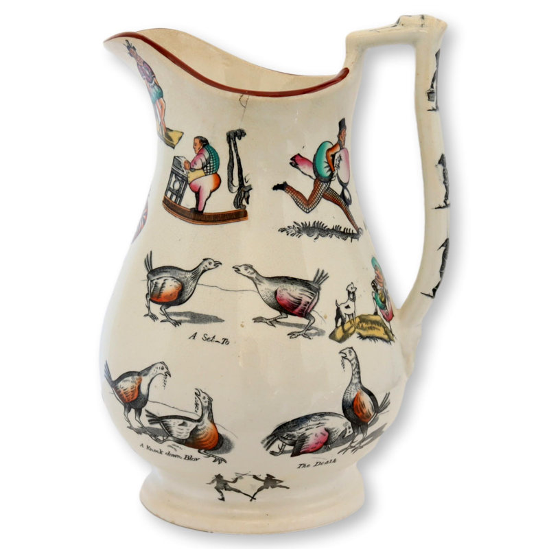 Staffordshire Earthenware Pitcher