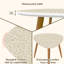 Ensemble de 2 tables gigognes Triangle Nesting