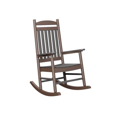 Casual Back Outdoor Rocker Chair