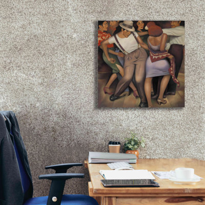 «Latino Jazz» par Gary Kelley, art mural sur toile