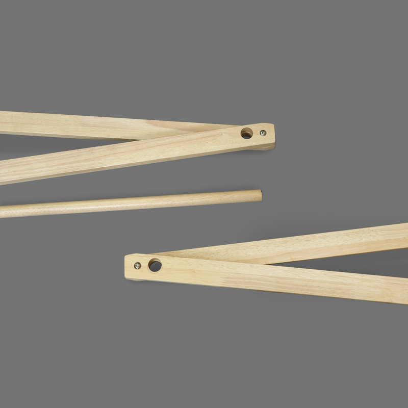 Miara 38'' Solid Wood Clothing Rack