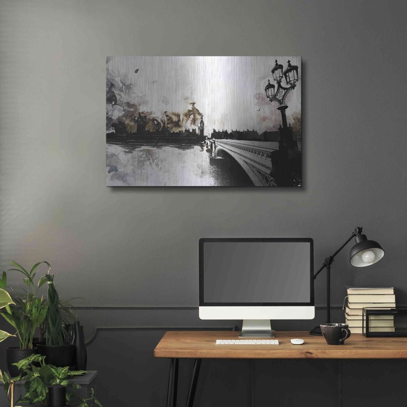 " The Thames " by Jonathan Lam, 24" H x 36" W
