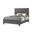 Ensemble de chambre à coucher moderne à panneau tapissier brun et gris-936645157-936645158