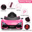 Voiture électrique 12V pour enfants, voiture électrique sous licence Lamborghini Revuelto-105708421