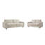 Ensemble de canapé modulaire en velours côtelé de style moderne minimaliste 2 pièces, beige, convenant à un usage quotidien-684054494