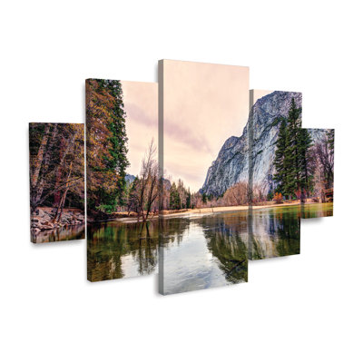 Yosemite Valley by David Ayash - 5 Piece Wrapped Canvas Graphic Art Set