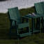 Chaise haute Adirondack contemporaine-642940948