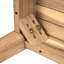 Causeuse d'extérieur avec table basse