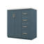Ensemble de meuble-lavabo 30 po avec lavabo en céramique et 3 portes à tiroir à fermeture douce-1196458183-1196458176