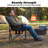 Alvantor Oversized Camping Folding Chair Heavy Duty 500lbs Capacity, Cup Holder & Cooler Bag, Portable for Outdoor(Blue Gray/Black Gray)-126449695