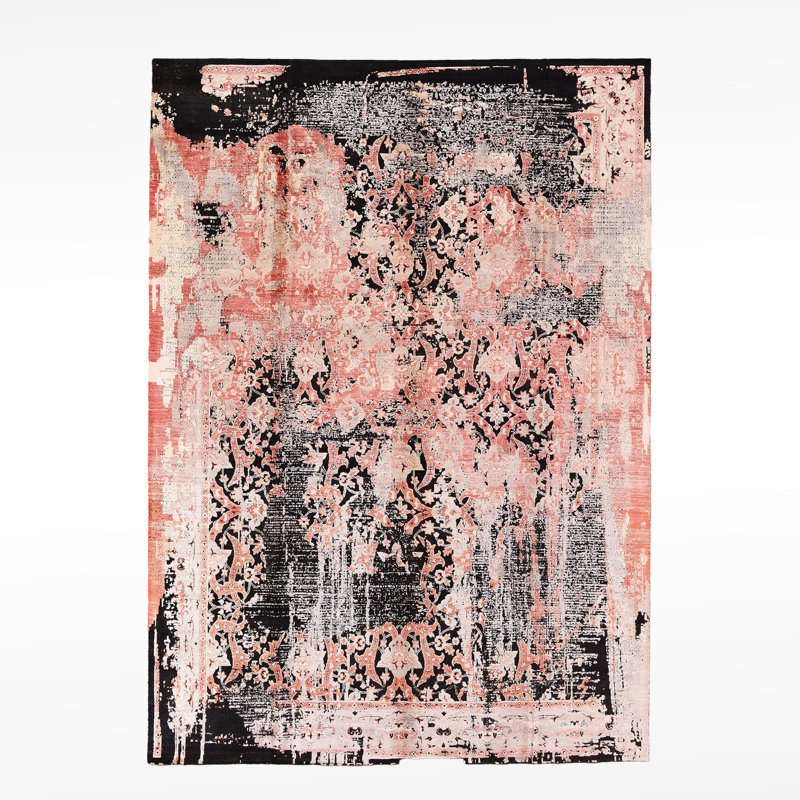 Tapis en laine et soie noué à la main Original