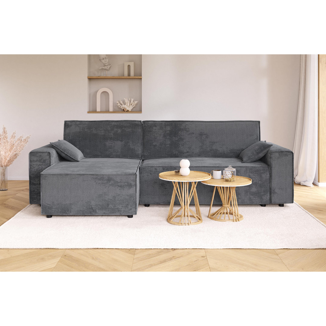 Ecksofa Nooram mit Bettfunktion