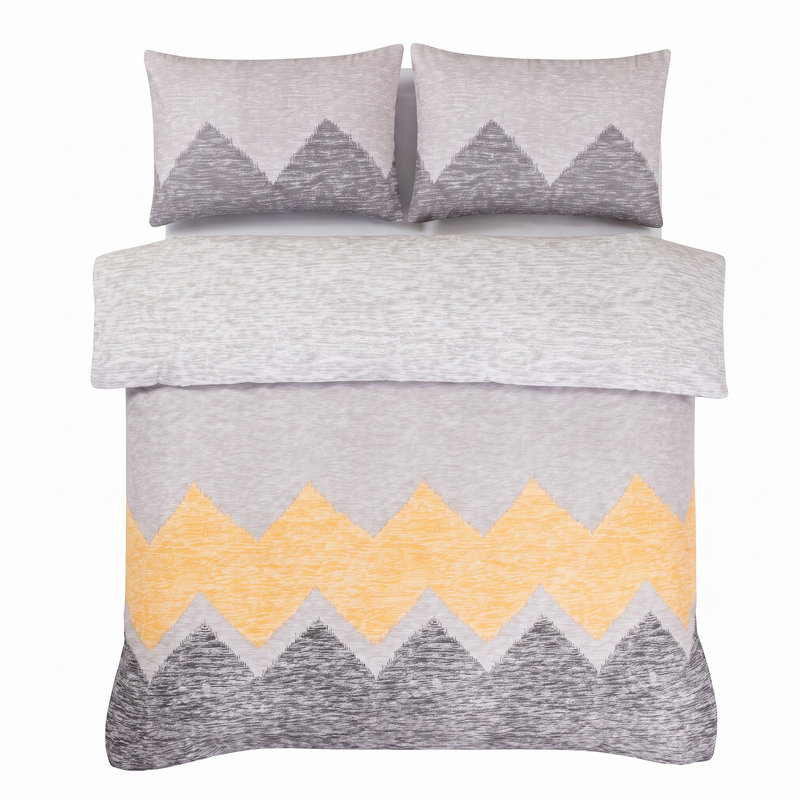 Geometric Reversible Duvet Cover Set, Double