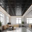 Tuile de plafond économique en PVC blanc-80834522-98619817