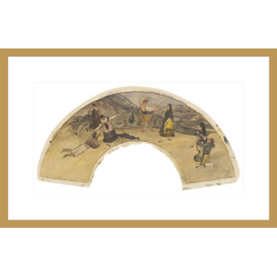 «Danseurs et Musulmans Espagnols» par Edgar Degas, impression giclée encadrée