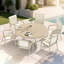 Ensemble de 2 chaises de jardin pour l'extérieur, jardin, bord de piscine-732495917