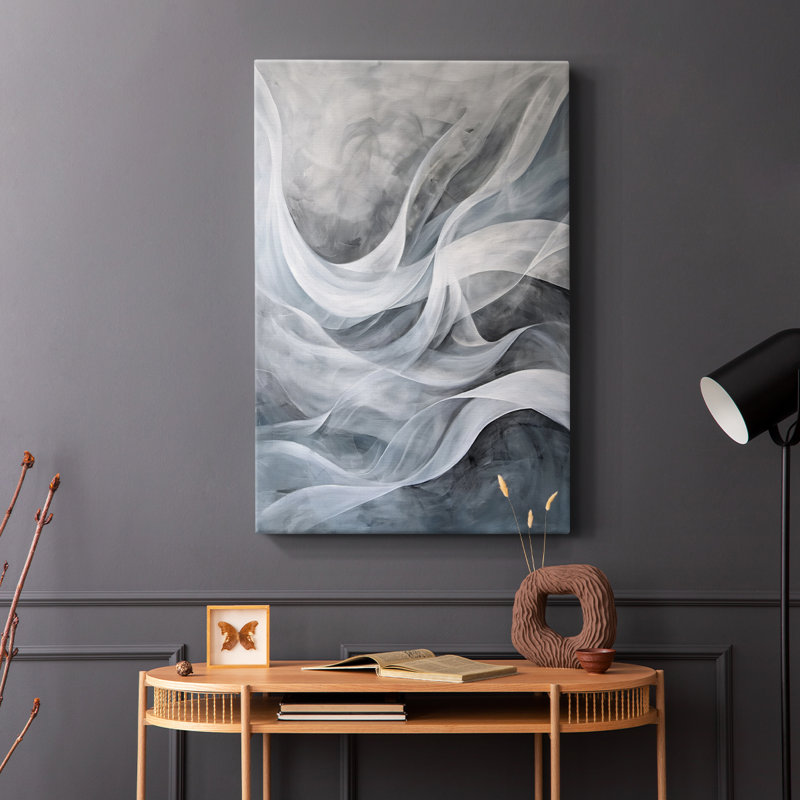 Série ABSTRACT CDL XXII - Toile tendue avec châssis de qualité supérieure - Prêt à être accroché, H 60 po x l 40 po