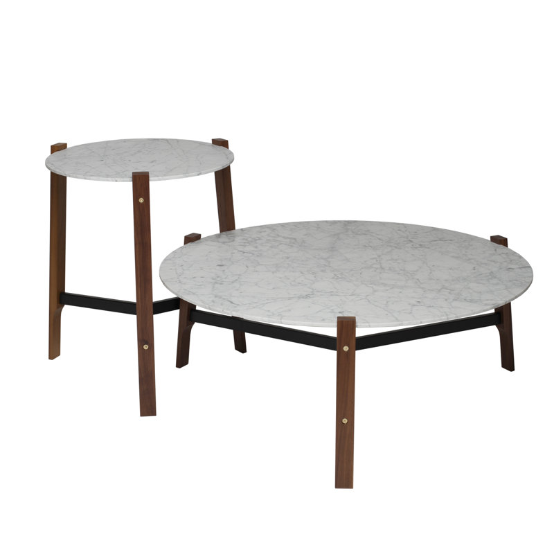 Free Range Marble End Table