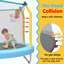 Trampoline pour enfants, intérieur et extérieur, petit trampoline pour tout-petits avec panier de basketball-133674752