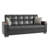 Collection Upholstered Convertible Wood Trimmed Sofabed With Storage