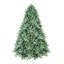 Arbre de Noël 7,5 pi avec teinte bleu vert et 2908 pointes PE + PVC - Branches articulées