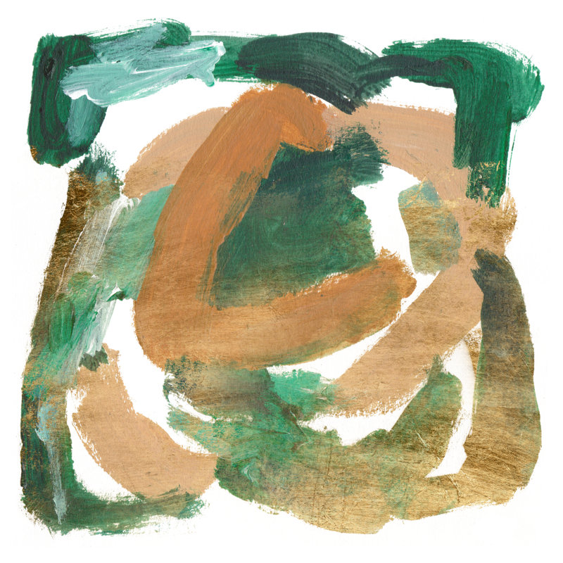 Stroll III by Melissa Wang - Wrapped Canvas Painting, 30cm H x 30cm W x 3.8cm D