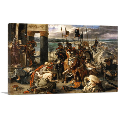 La capture de Constantinople - impression
