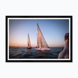 Sailing By The City Iii Print by Tim Klein