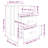 Hamar Nightstand Storage Bedside Cabinet Nightstand with 2 Drawers Pine Wood-337029931-394241572