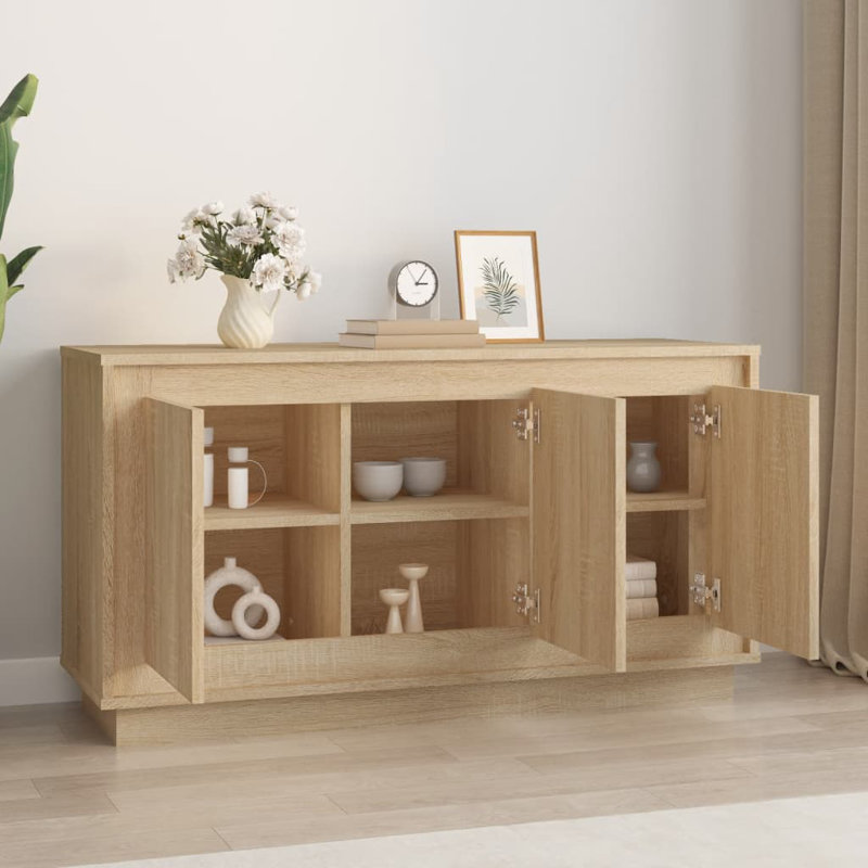 Mattawa 102cm Sideboard, Sonoma Oak