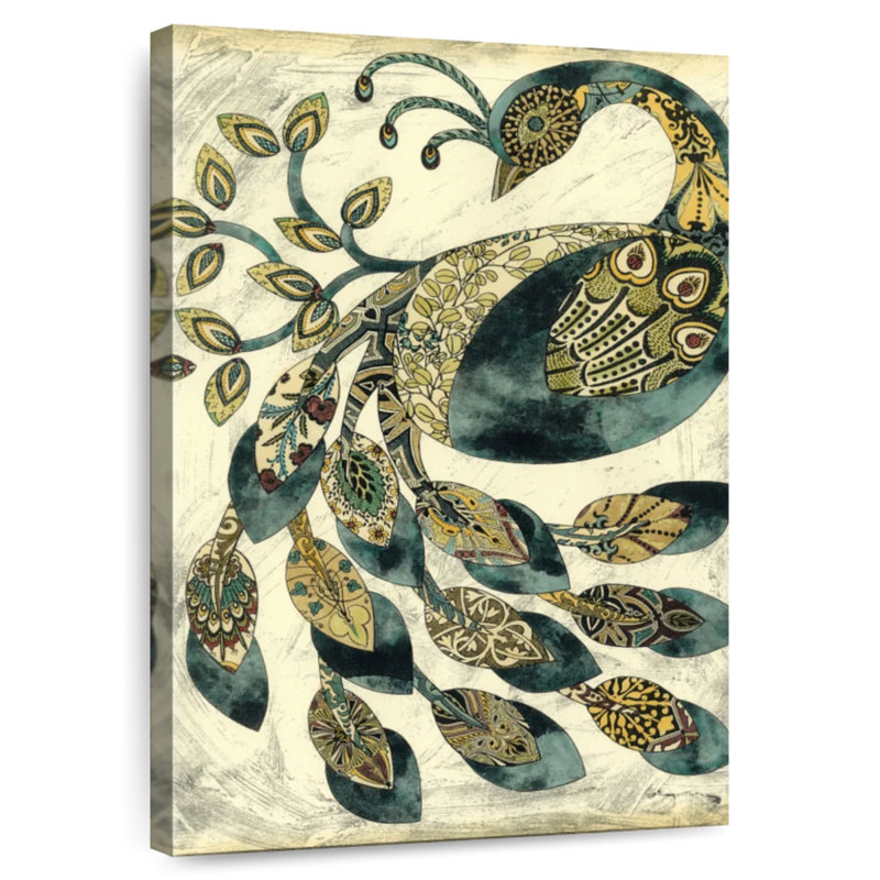 Brampt Royal Peacock II, 39" H x 26" W