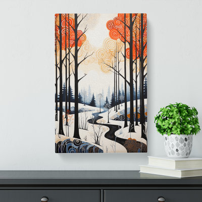 Winter Forest Dadaism No.2 - Art Prints - Wrapped Canvas