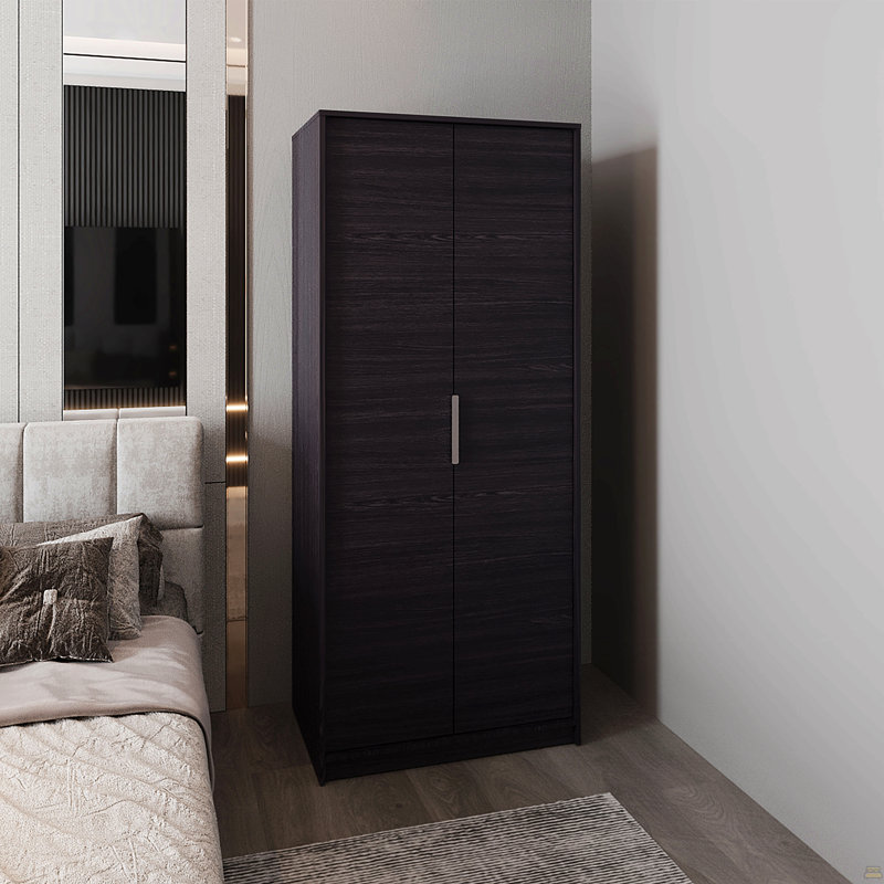 Armoire, 2 portes, 2 tablettes