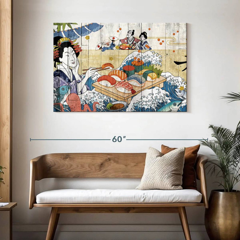 Yarlin japonais classique, H 30 po x l 45 po