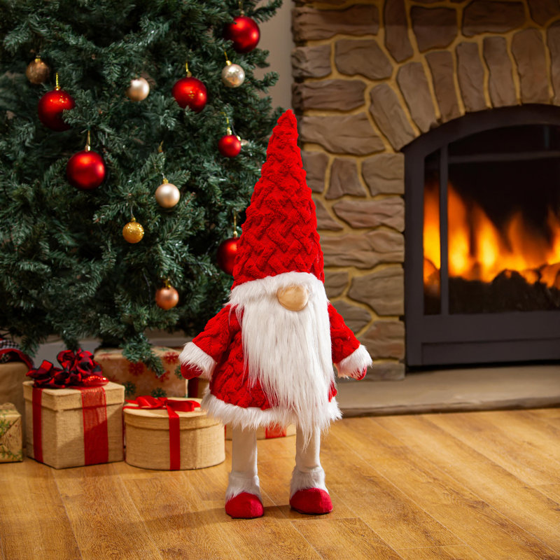 Décoration de table gnome en tissu H