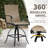 Patio Bar Dining Set With Square Bar Table And Armrest Bar Height Chairs (Set Of 3)-695840422