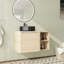 Meuble-lavabo mural simple 36 po avec plateau en pierre reconstituée et portes à fermeture en douceur-1261673959-1261673947