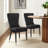 Modern Upholstered Dining Chair with Metal Frame-46129424