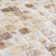 Conchella Square Natural 12" x 12" Natural Shell Mosaic Wall Tile