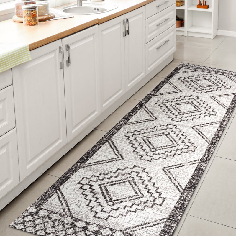 Tapis intérieur / extérieur Winon Diamond, Tapis de couloir 2 pi 2 po x 8 pi