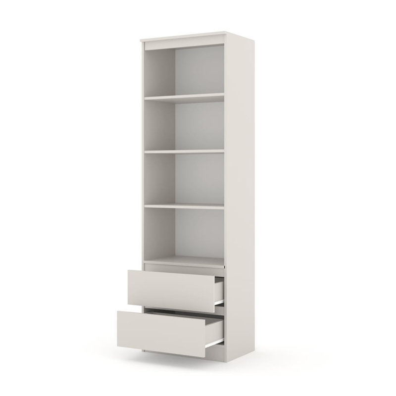 195cm H x 60cm W Composite Bookcase, Cashmere