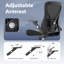 Fauteuil de bureau rembourré Izaiha