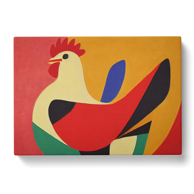 Rooster Abstract Vol.1 - Wrapped Canvas